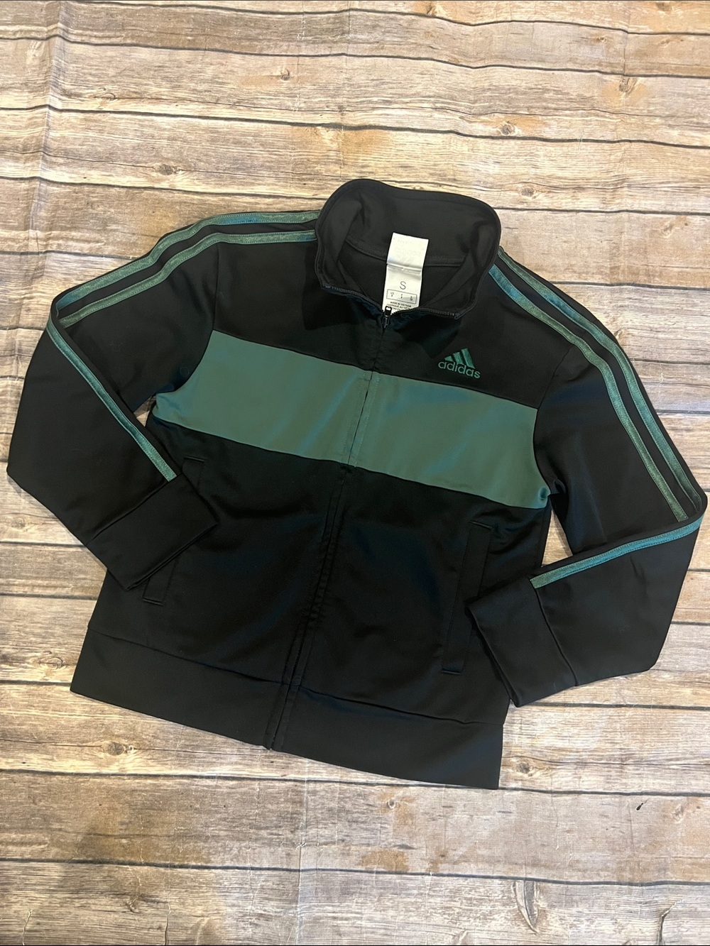 Adidas Boys Size S Zip Up Jacket